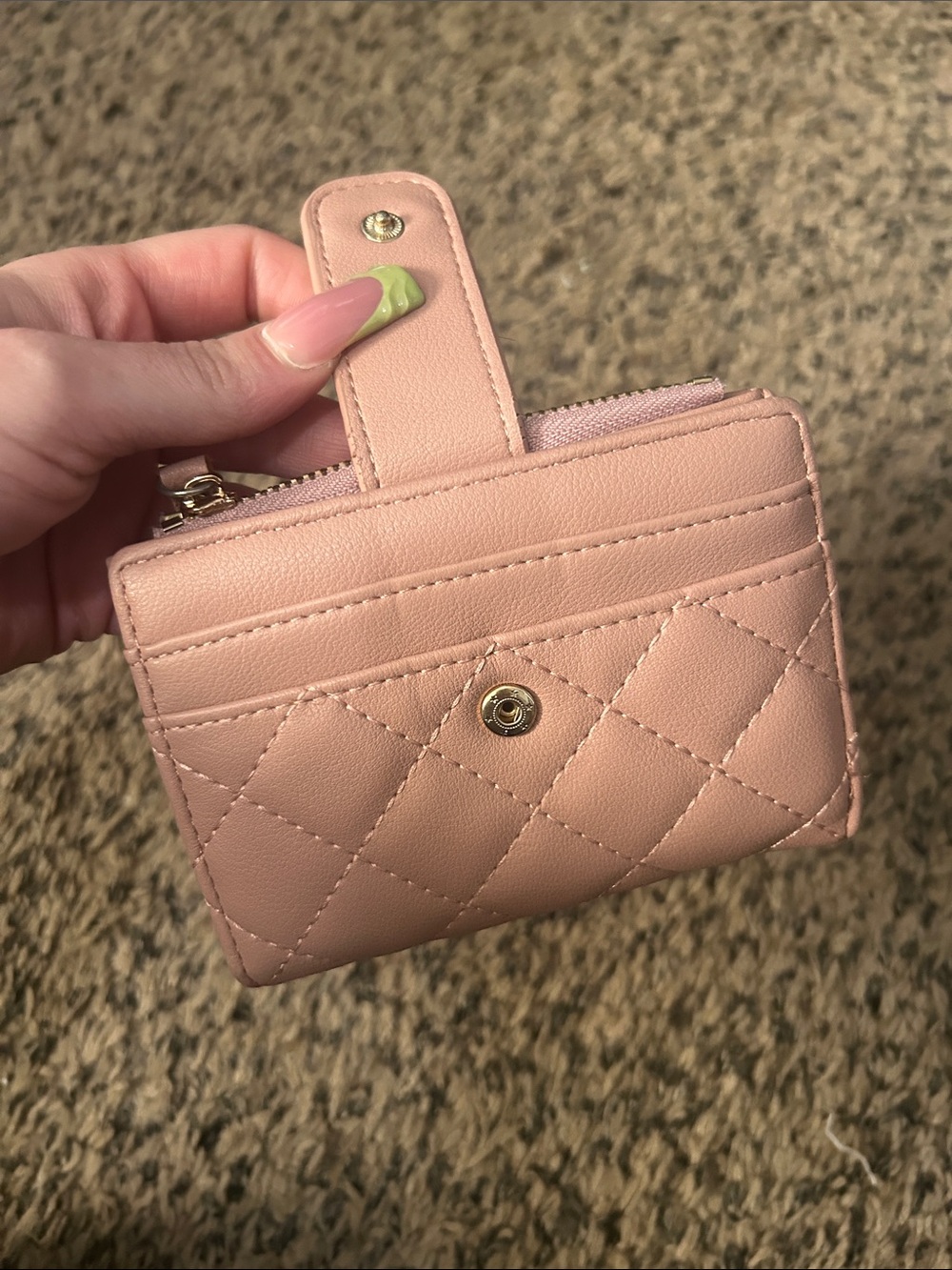 Compact Quilted Wallet - Picture 3 of 6
